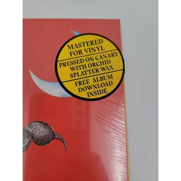 Shovels & Rope Manticore Signed Canaryand Orchid Colored Splatter